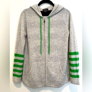 Pure Amici 100% Cashmere Zip Up Hoodie - Sz XS